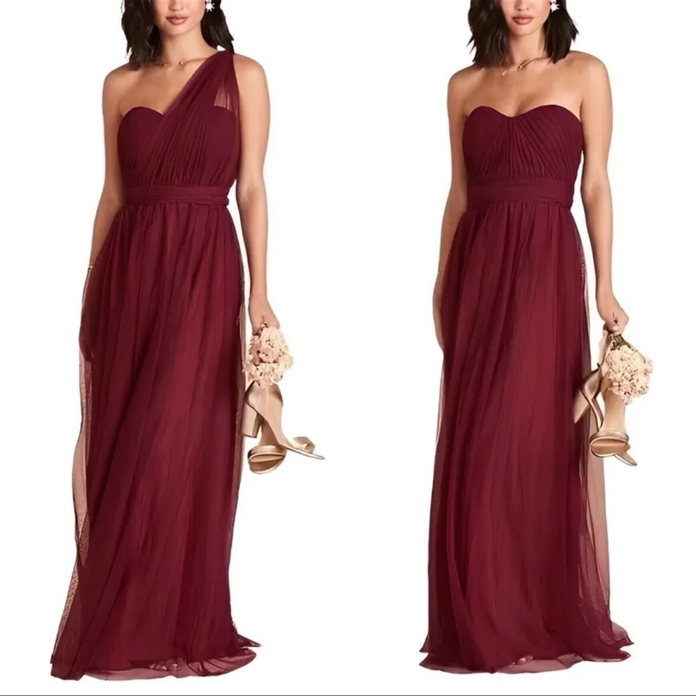 NWT Birdy Grey Christina Convertible Curve Dress in Cabernet